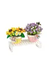 LZ1674 LOZ Eternal Flowers Serisi - Saksıda Çiçekler ''Letters from Spring Baby’s Breath'' ''Daisy With Bee'' 534 Parça Yapım Seti-1