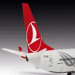 63772 Revell - Turkish Airlines Boeing 737-800 1:144 Maket Kiti-4