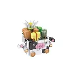 P655012 PANLOS HAYVAN SAKSILARI BUKET SETLERİ İNEK 341 PARÇA BLOCK OYUNCAK-2