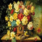 20857 PUZZLE 1000 Flowers and Wings-2