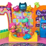 69755 SUN-SPM-FİGÜR OYUN SET GABBY S DOLLHOUSE ÇATI KATI PATEN PARTİSİ-6