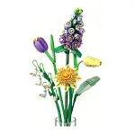 LZ1672 LOZ Eternal Flowers Serisi - ''Çiçekli Sabah, Ay Işıklı Akşam'' 534 Parça Yapım Seti-2