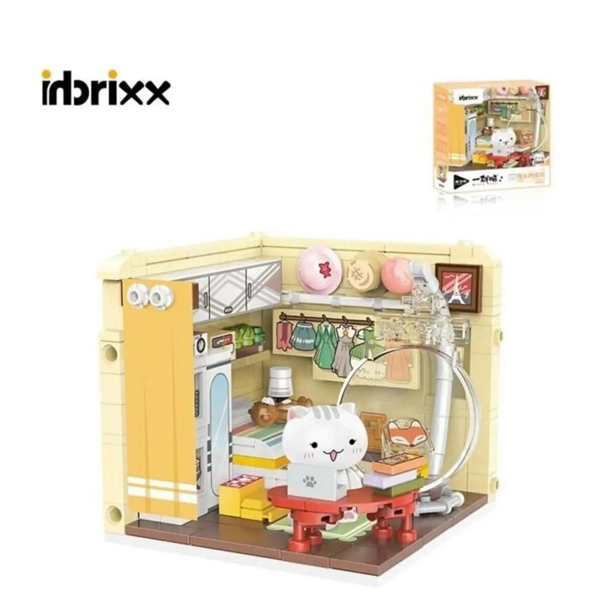 P885003 PANLOS KEDİ MUTFAK 252 PARÇA BLOCK OYUNCAK