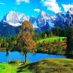 22535 PUZZLE 2000 Bavarian Alps-2