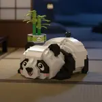LZ-8804 LOZ DİNLENEN PANDA 340 PARÇA BLOCK OYUNCAK-2