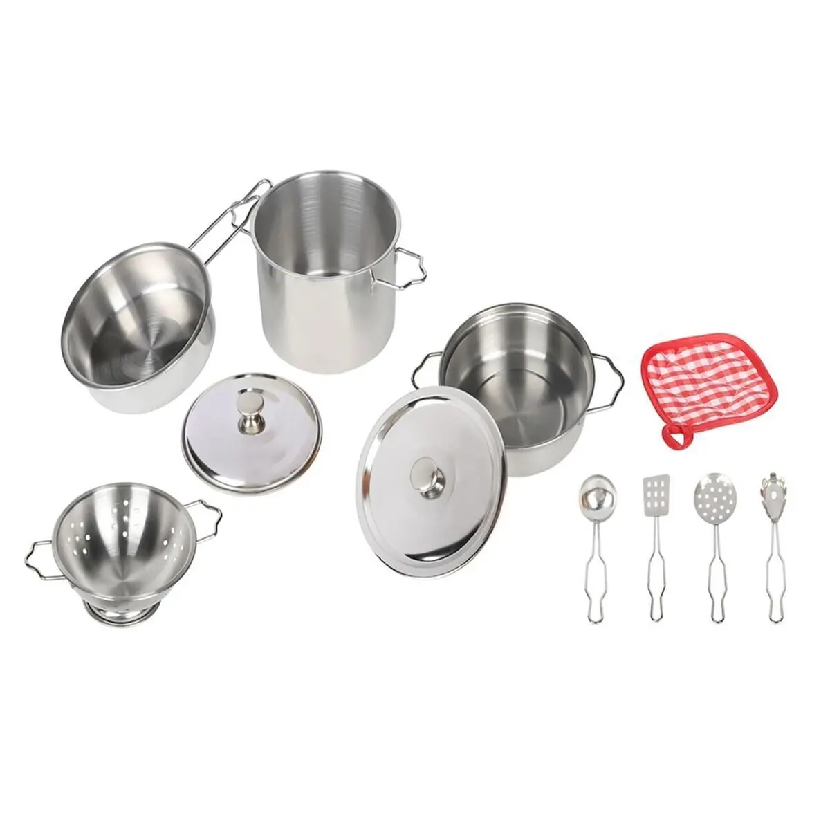 ATF-3815-1A 11 PARÇA ÇELİK TENCERE TAVA SET