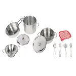 ATF-3815-1A 11 PARÇA ÇELİK TENCERE TAVA SET-1