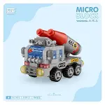 LZ8615 LOZ Araba Blok Seti Mini Poşet 150 Parça -Vagon life-3