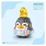 LZ8609 LOZ Penguen Blok Seti Mini Poşet -Vagon life-2
