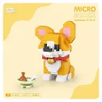 LZ8605 LOZ Köpek Blok Seti Mini Poşet -Vagon life-3