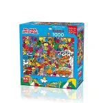 14452 PUZZLE 1000 MR MEN LİSANSLI 1000 PARÇA YETİŞKİN PUZZLE-1