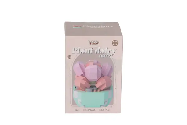 P1246 PANLOS SİMÜLASYON ÇİÇEK SERİSİ 342 PARÇA BLOCK OYUNCAK