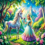 31755 PRINCES UNICORN 50 PARÇA PUZZLE-2