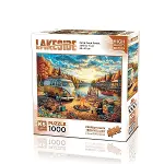20810 PUZZLE 1000 VOS VOS CAMP FİRE ST SUNSET-1