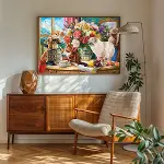 20794 PUZZLE 1000 FAMİLY CATS NEAR THE WİNDOW-3