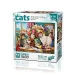 20794 PUZZLE 1000 FAMİLY CATS NEAR THE WİNDOW-1