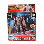 HW-668-1-2 Işıklı Dönüşebilen Robot Araba -Vardem-2