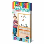 2195 AYAKLI ÇİFT TARAFLI MANYETİK AHŞAP YAZI TAHTASI-1