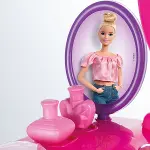 1609 Barbie Ayaklı Makyaj Masası ve Sandalye Seti - Dolu-3