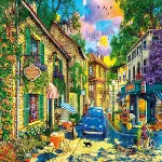 20820 PUZZLE 1000 Village in the Med-2