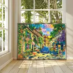 20820 PUZZLE 1000 Village in the Med-3