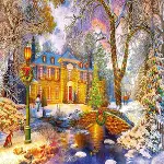 20819 PUZZLE 1000 The Festive Mansion-2