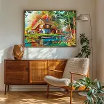 20816 PUZZLE 1000 Autumn Watermill-3