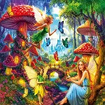 31502 FAIRY TALE MUSHROOMS 100 PARÇA PUZZLE-2