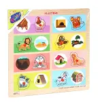 ONY-363-364 Ahşap Tutmalı Eşleştirme Hangi Hayvan Nerede Yaşar -Onyıl-2