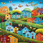 20079 PUZZLE 500 Village Tith Butterflies-2
