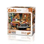 20073 PUZZLE 500 Cats Of The Car-1