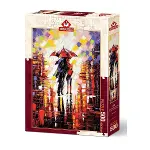 5090/ART Art Puzzle, Şemsiye Altındaki Aşk 500 Parça Puzzle-1
