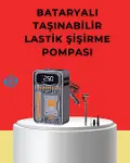 Hızlı Şişirme Güçlü Motorlu 150 PSI Araba Lastik Pompası-1