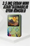 Game Box Oyun Konsolu 500 Retro Oyunlu Mini Taşınabilir 3 İnç-2
