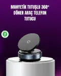Araç İçi Manyetik Telefon Tutucu 360° Döner Vakumlu Stand-1