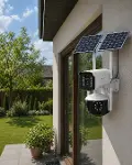 Güneş Enerjili Yayla Kamerası 4G SIM Kartlı 9MP Solar Güvenlik Kamerası 2 Yıl Garantili-1