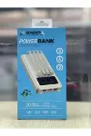 Enerx ENR-P20DC 20000 mAh 2.1 Amper Dahili Kablolu Powerbank Siyah-2
