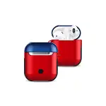 Apple Airpods 2 (2.nesil) 3in1 Kılıf - Kırmızı-Lacivert-3