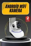 Akıllı Gece Görüşlü Sensörlü Wifi Kamera Telefondan Takip Edilebilir-2