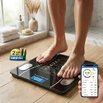 Bluetooth - Vücut izli Dijital Baskül Terazi Tartı 180KG/50G Yağ -su -kas Oran -bmı-2