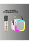 Bluetooth Karaoke Mikrofon ve Hoparlör Seti Taşınabilir-5