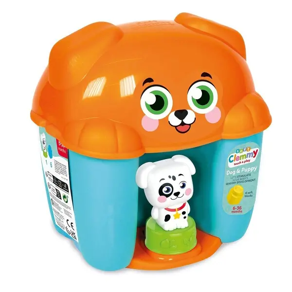 17769 Soft Clemmy - Yumuşak Blok Kova Seti Köpekçik