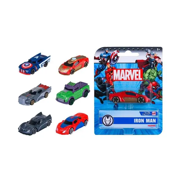 213221000 Marvel Single Pack Vehicles  6-asst
