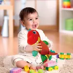 17847 Baby Clementoni - Trex Dinozor Peluş Oyuncak-4