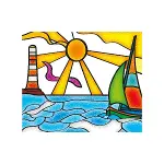 5001 KumToys Cam Vitray - Glass Painting / +6 yaş-3