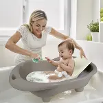 7270 HİPPO OYUNCAK BEBEK YIKAMA KÜVETİ VE DESTEĞİ STONE GRİ-1