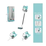 LS8807Q Vardem Dikey Elektrik Süpürgesi  Kapalı Kutu Yeşil-Gri  3 in1-3