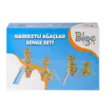 BLG-101 Ahşap Hareketli Ağaçlar Denge Seti-1