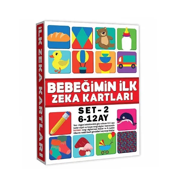 2205 EĞİTİCİ KARTLAR 6-12 AY ZEKA KARTLARI