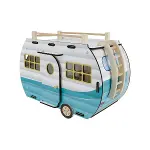 ÇG95 Ahşap Karavan Turkuaz -Okutan-4